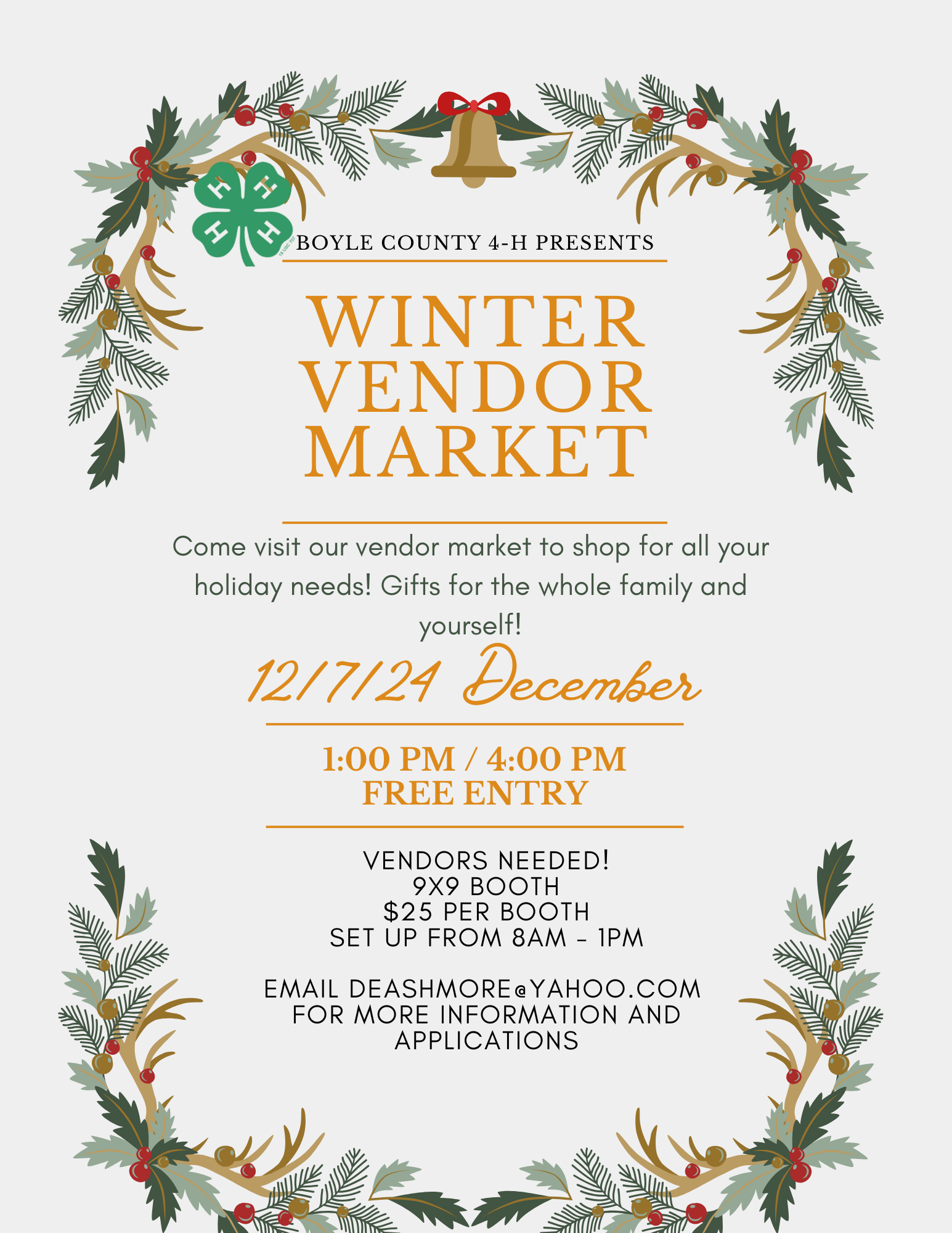 Winter Vendor Market