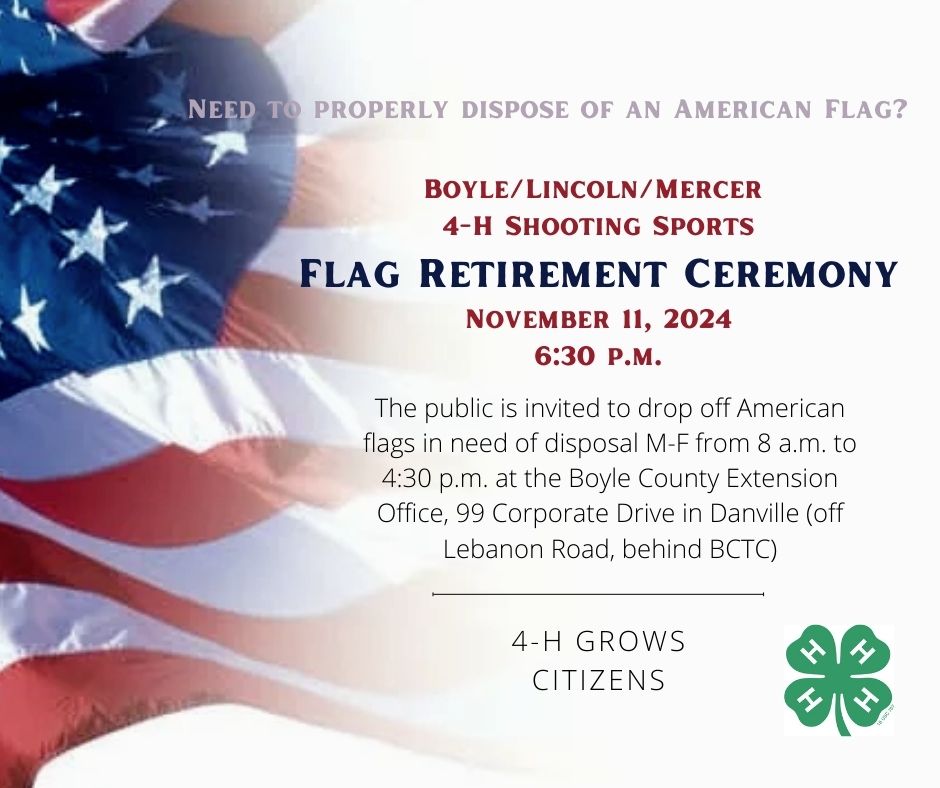 FLAG RETIREMENT CEREMONY