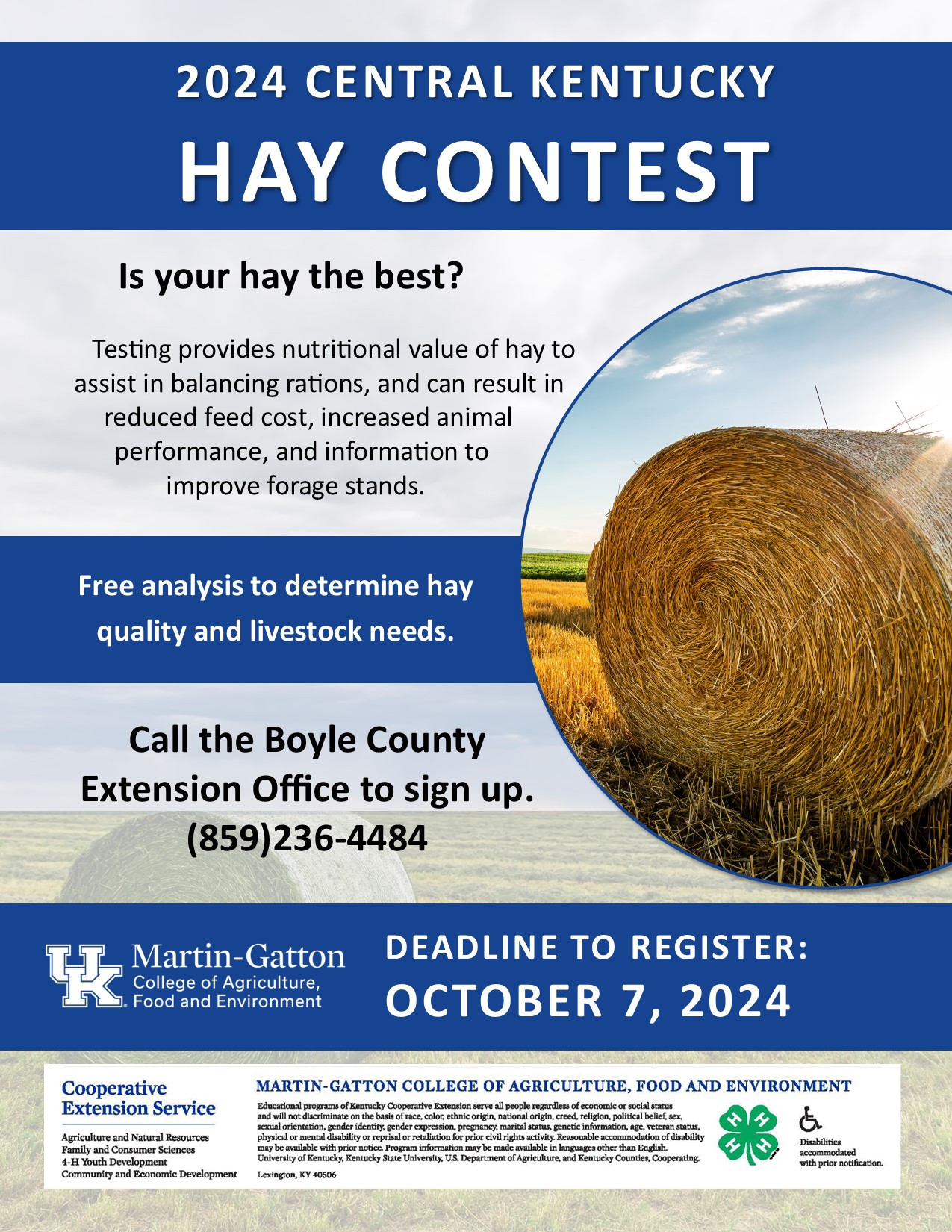 2024 Hay Contest