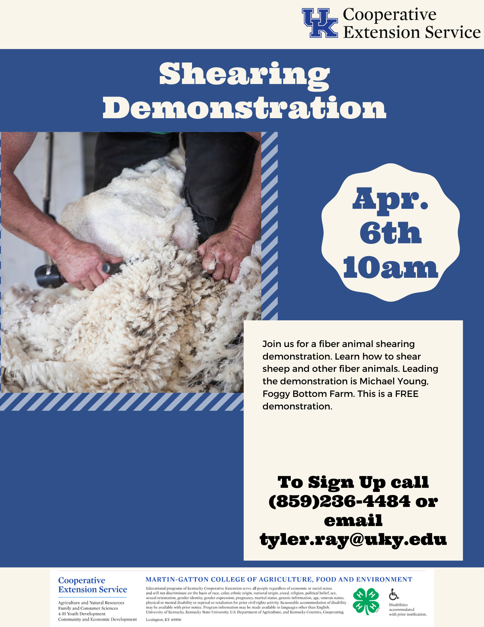 Shearing Demonstration