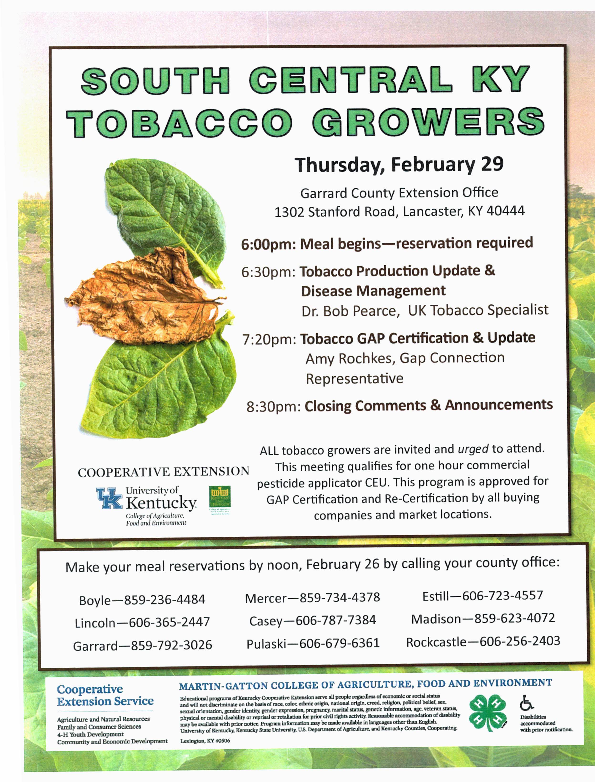 South Central KY Tobacco Growers