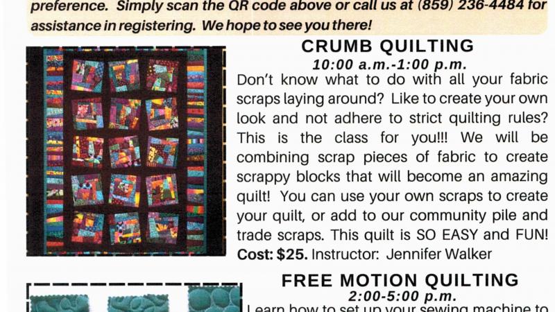 All Day Quilt Classes