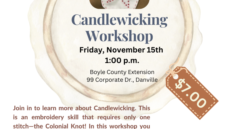 Candlewicking Workshop