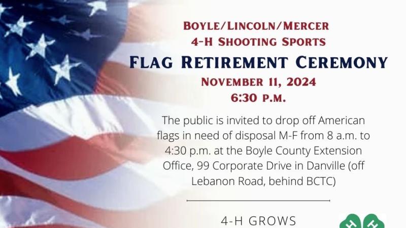 FLAG RETIREMENT CEREMONY