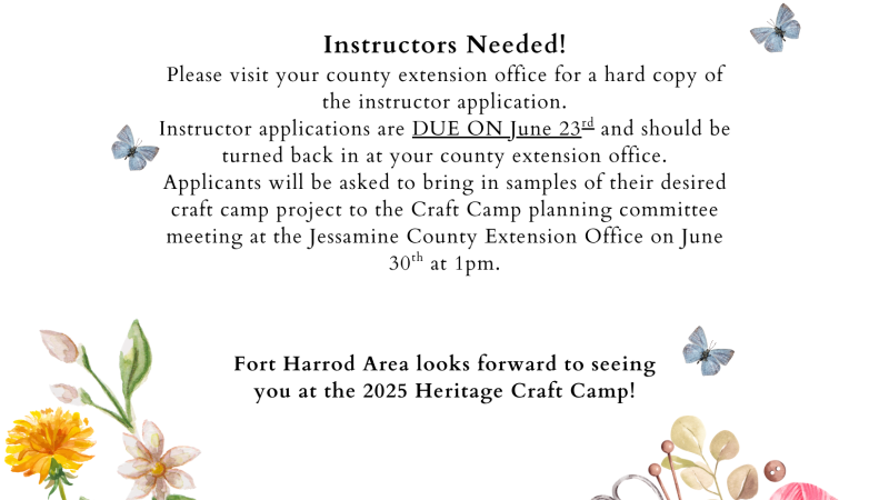 Instructor Needed